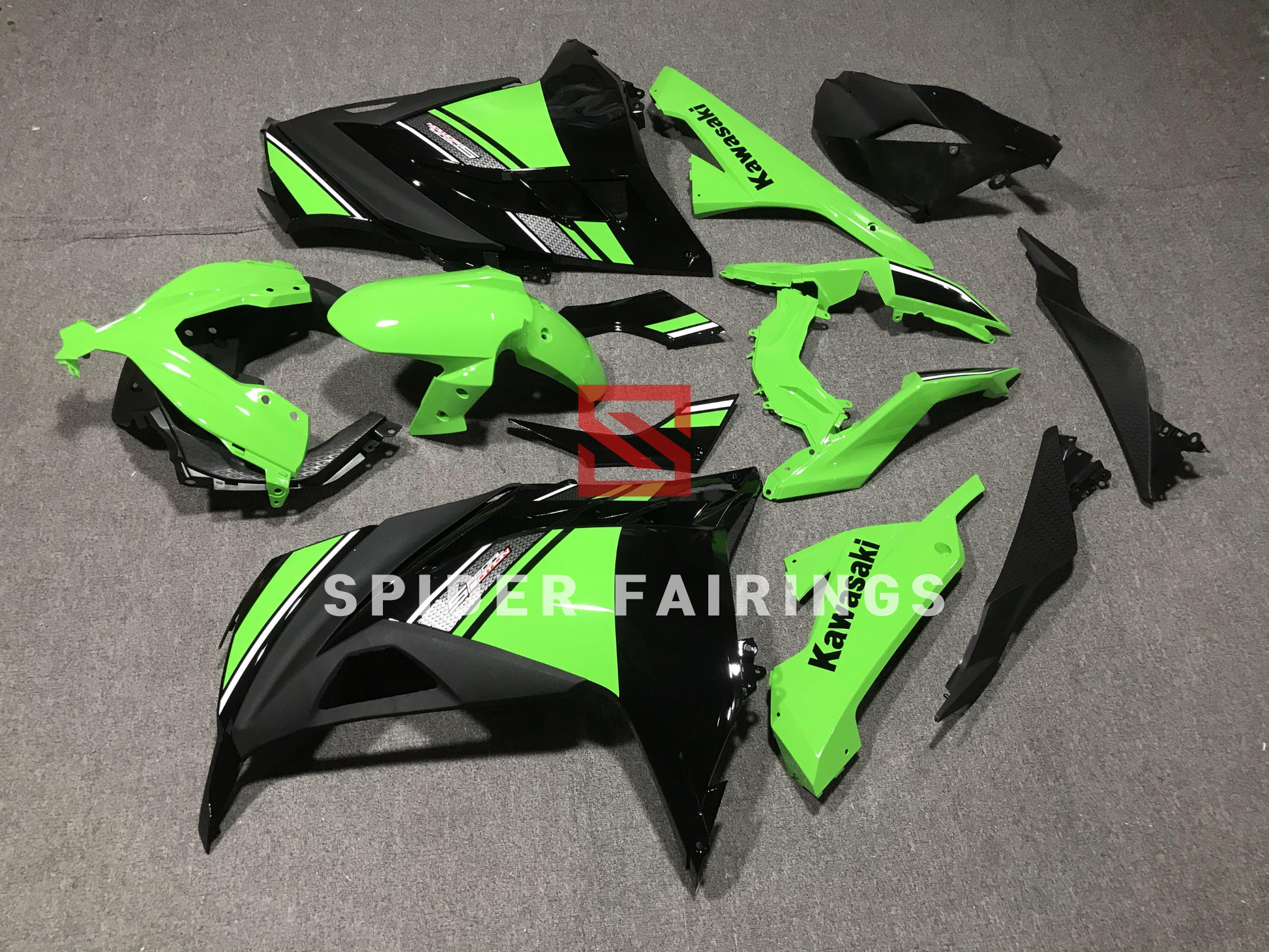 Gloss Green&Black-Kawasaki Ninja300 2013-2019