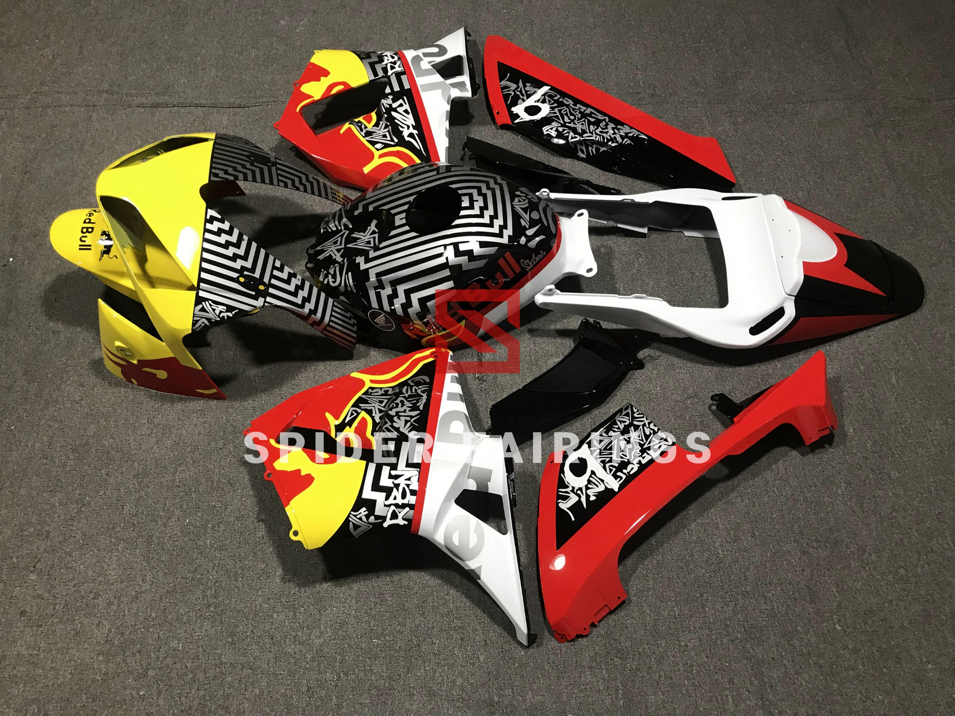 Custom Red Bull and Maze-Honda CBR600RR 2003-2004R2