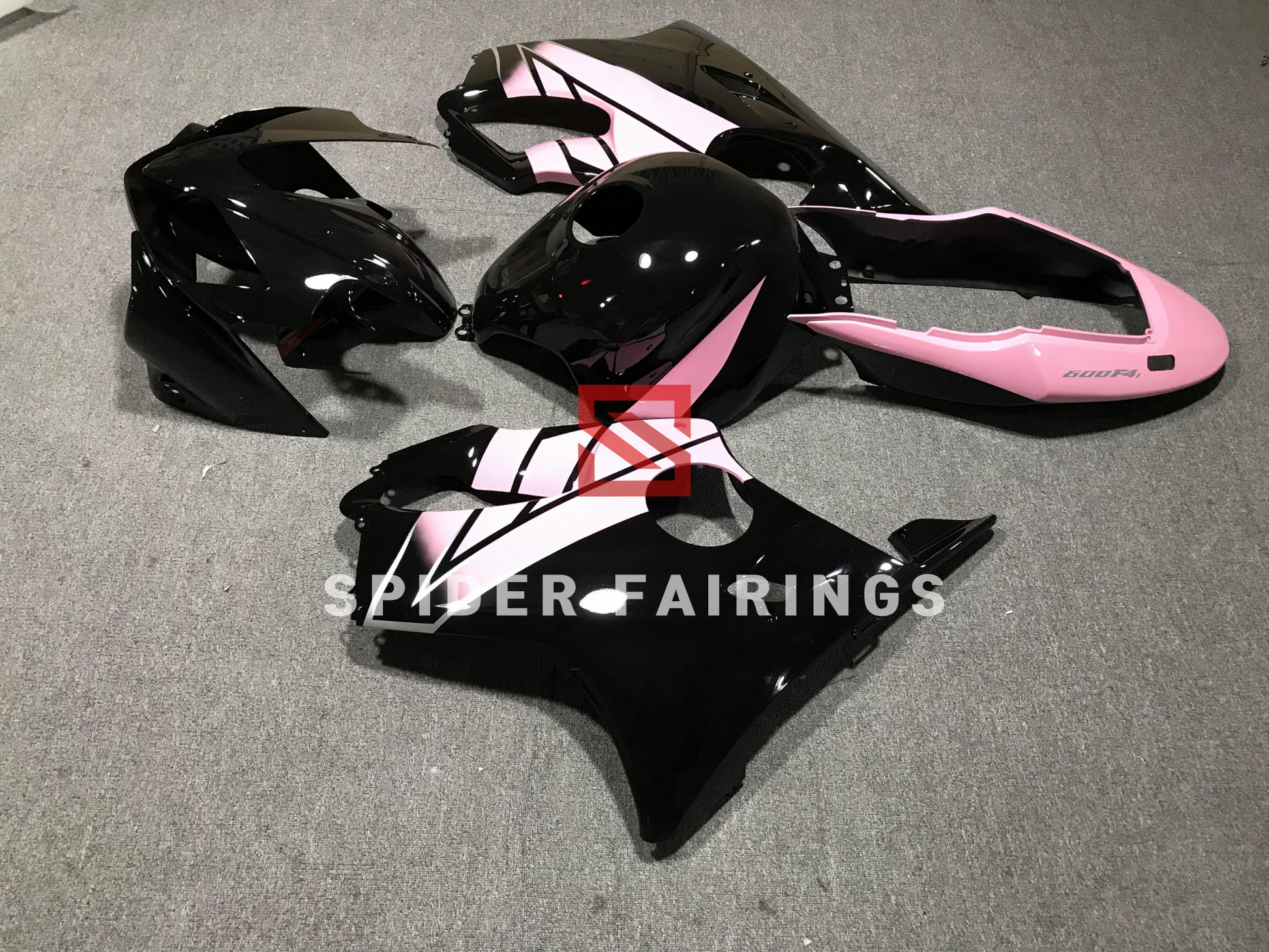 2004-2007 Pink&Black Honda CBR600F Motorcycle Fairings