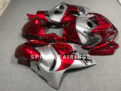 Gloss Red and Silver Suzuki GSXR1300 2008-2018