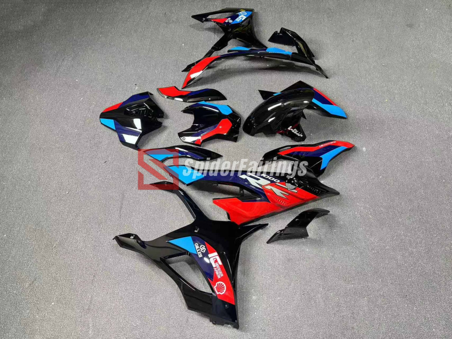 Gloss Blue and Black-BMW S1000RR 2023-2024 