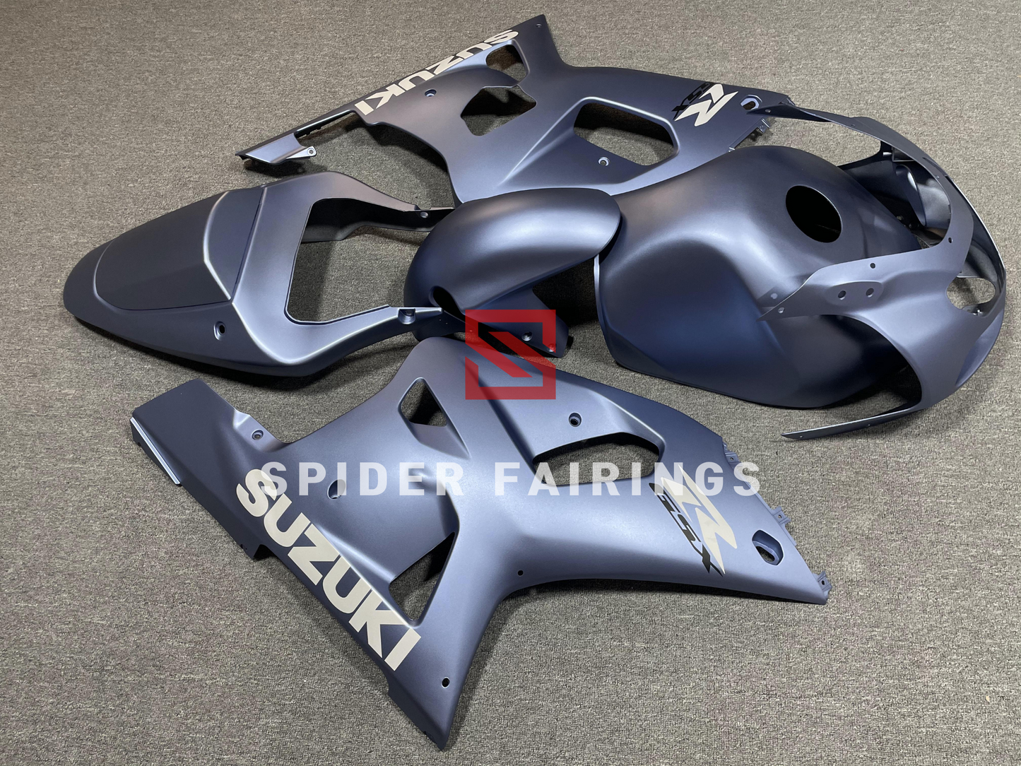 Matte Dark GrayBlue-Suzuki GSXR600-750 2001-2003