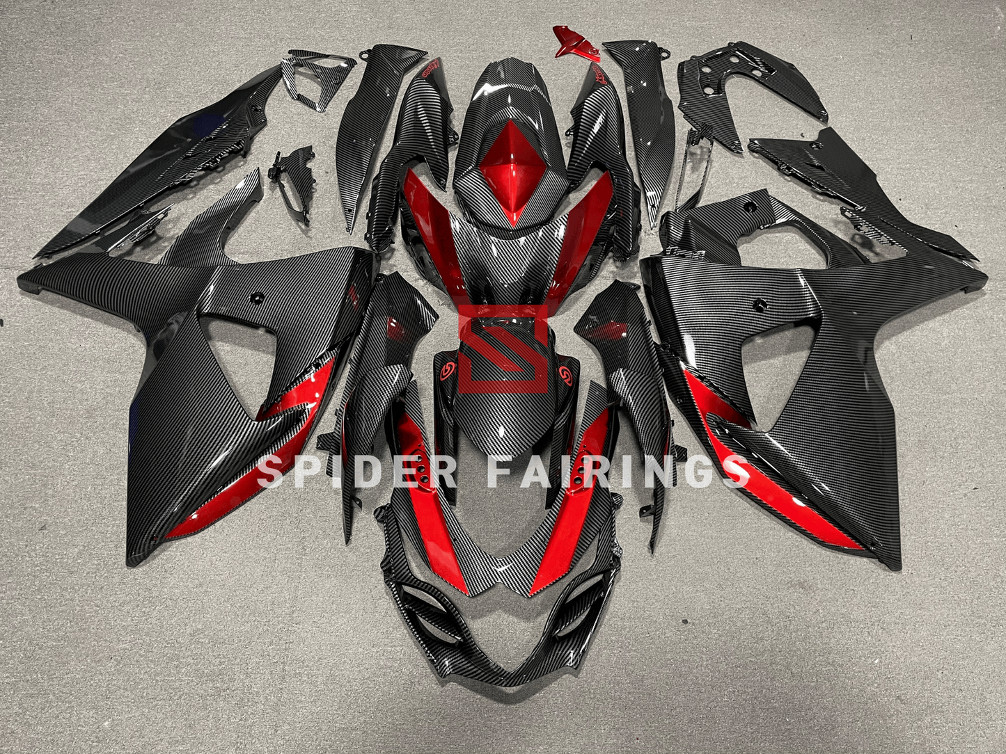 Carbon Fiber Black-Suzuki GSXR1000 09-16 - SpiderFairings