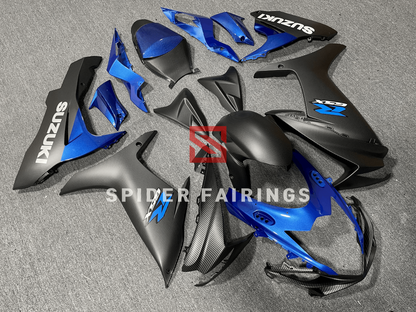 Carbon Fiber Black and Blue GSXR600-750 2011-2019