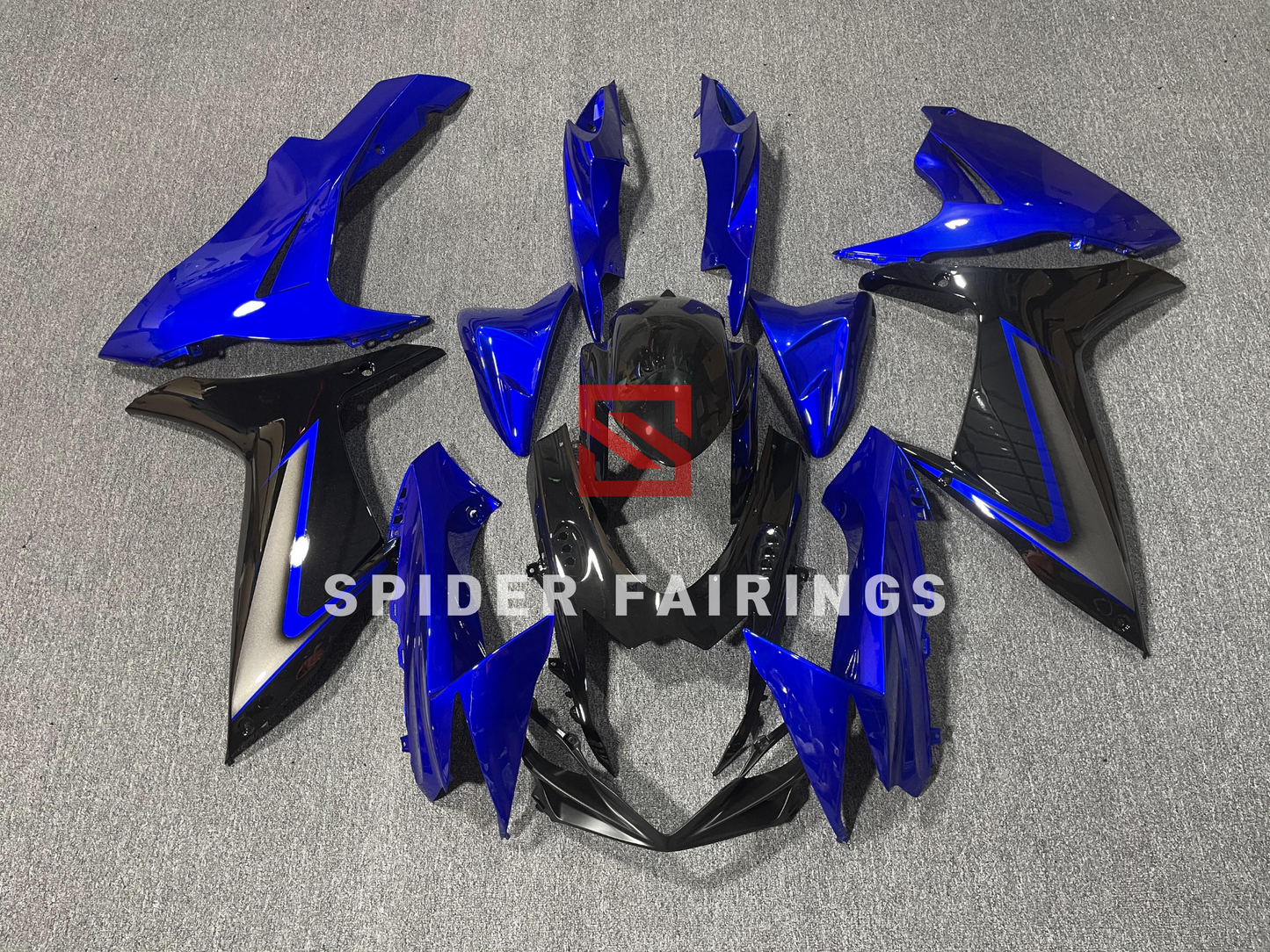 Fairing for Blue and Black-Suzuki GSXR600-750 2011-2019