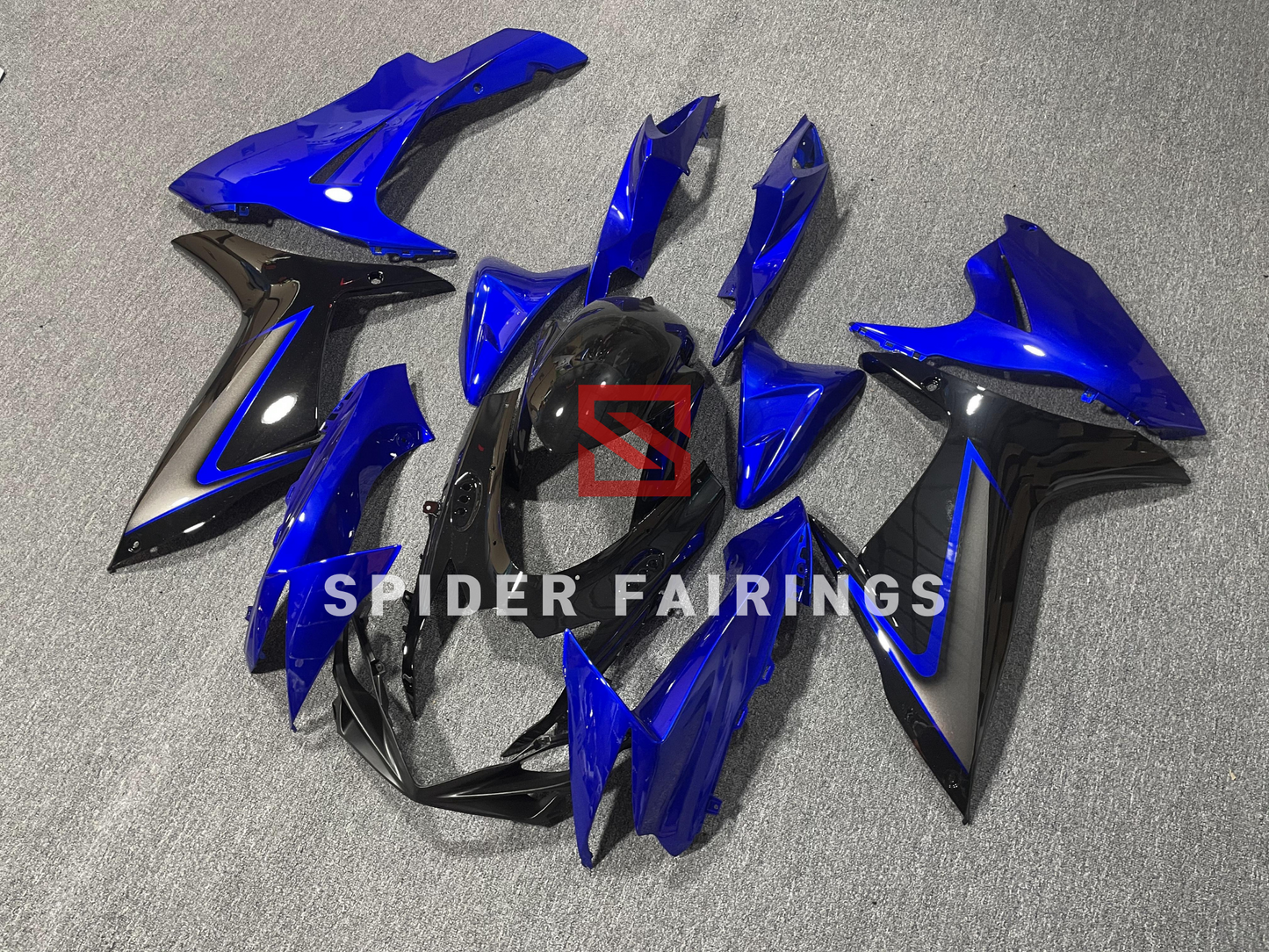 Fairing for Blue and Black-Suzuki GSXR600-750 2011-2019