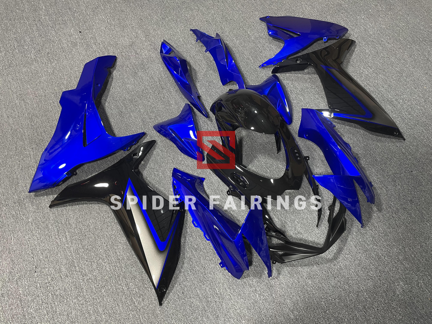 Fairing for Blue and Black-Suzuki GSXR600-750 2011-2019