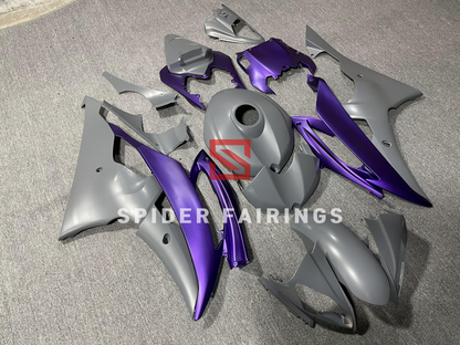 Matte Purple and Grey-Yamaha YZF R6 2008-2016