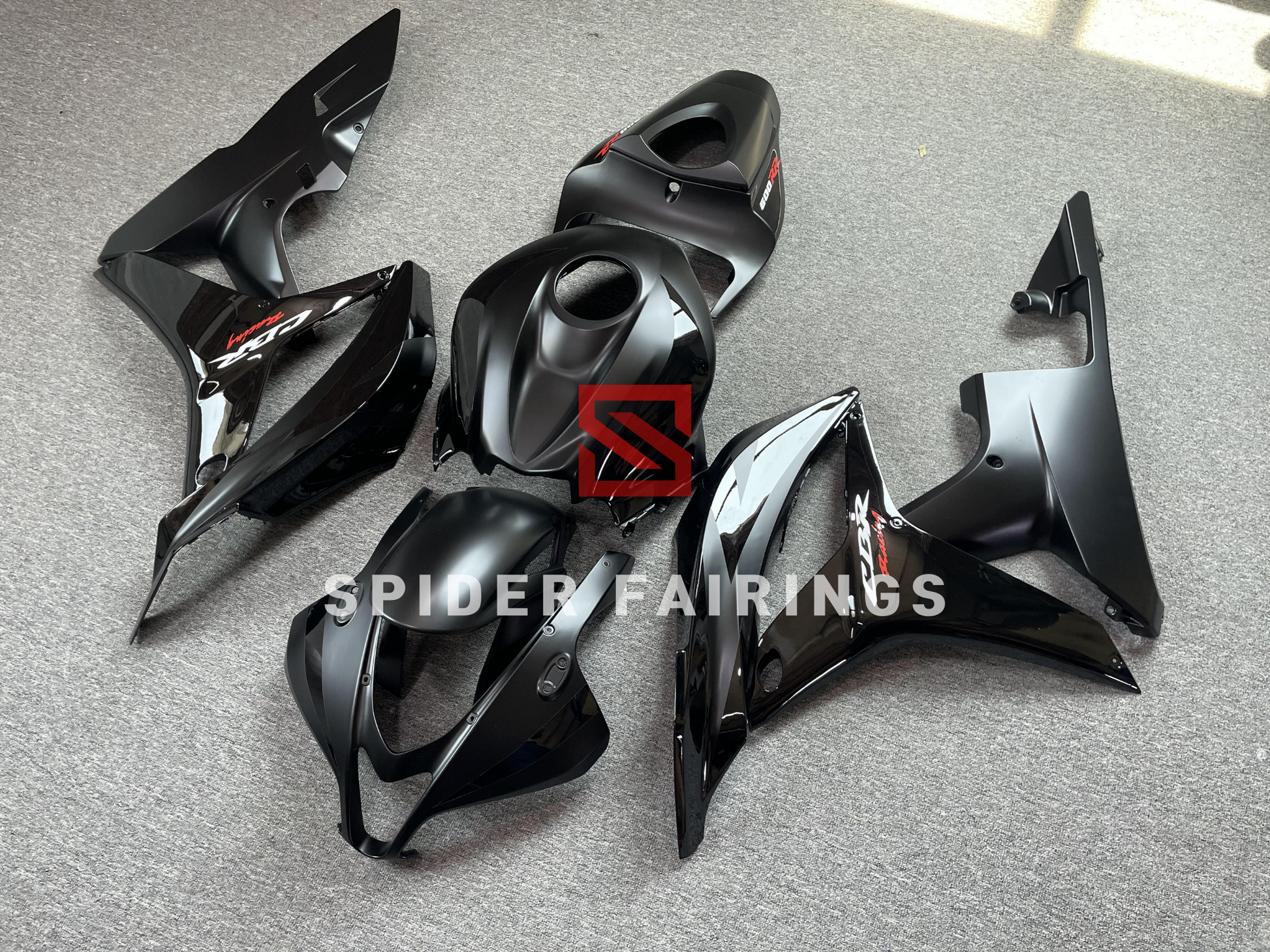 Matte Pure Black-Honda CBR600RR 2007-2008