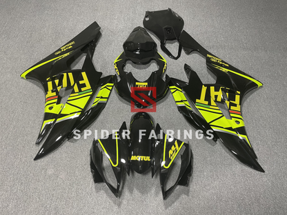 Black and Yellow FIAT-Yamaha YZF R6 2006-2007