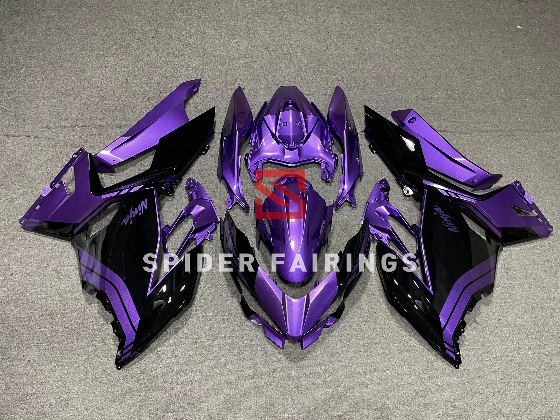 Gloss Purple&Black-Kawasaki Ninja400 2018-2021