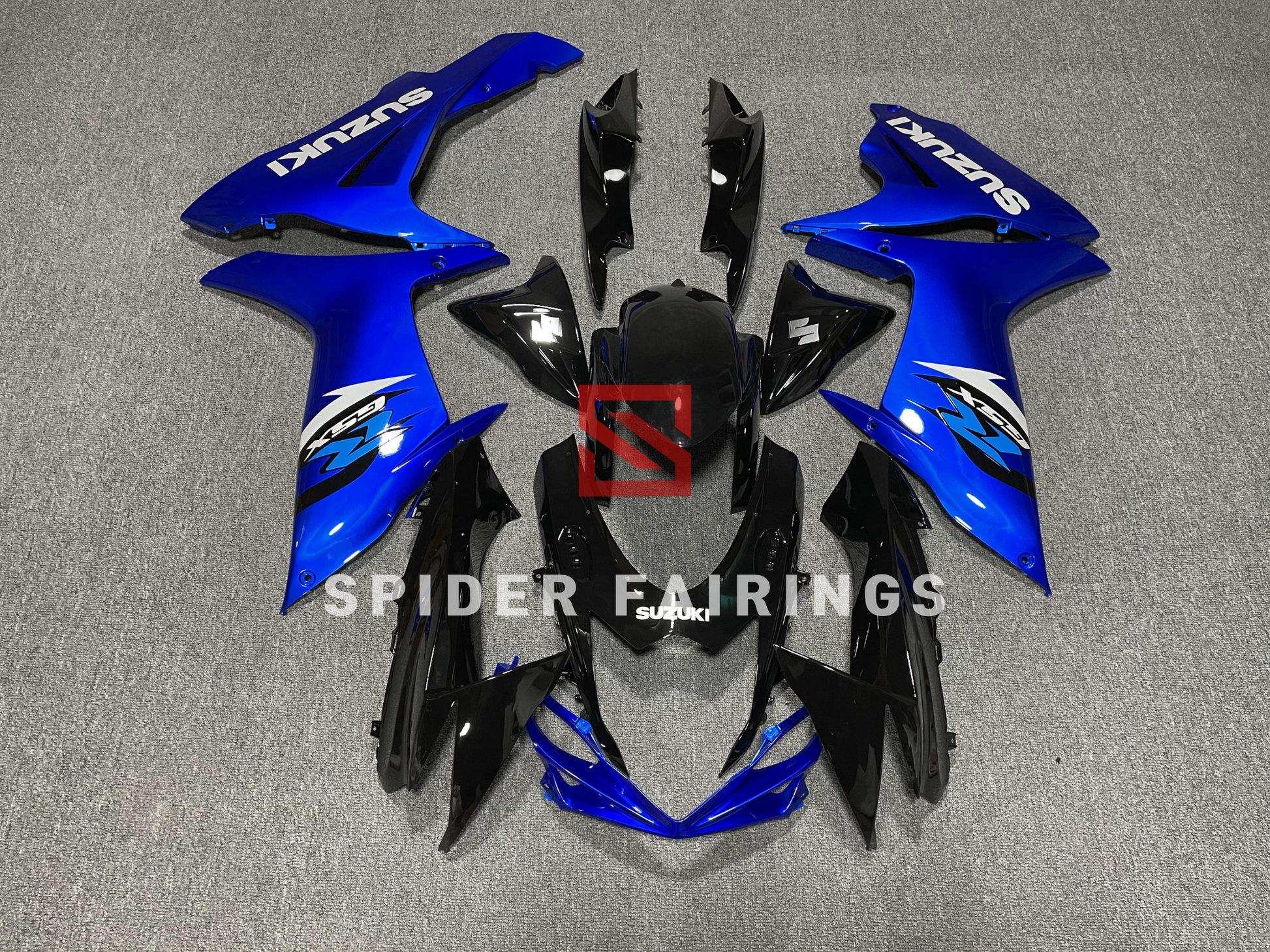 Blue and Black-Suzuki GSXR600-750 2011-2019