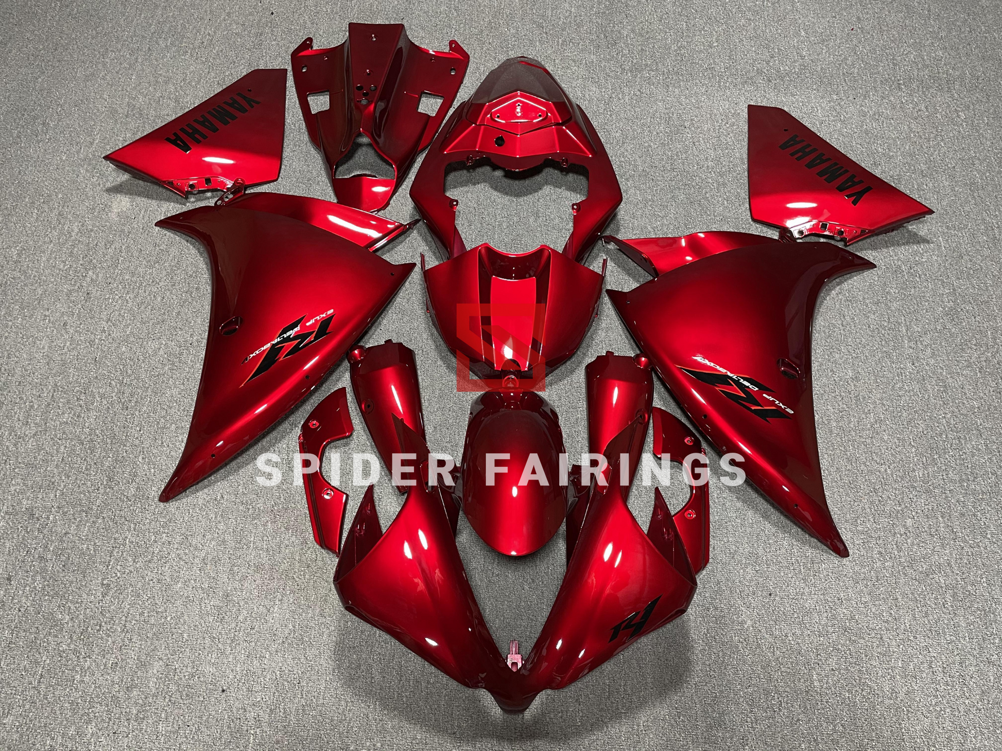 Dark Red-Yamaha YZF R1 2012-2014