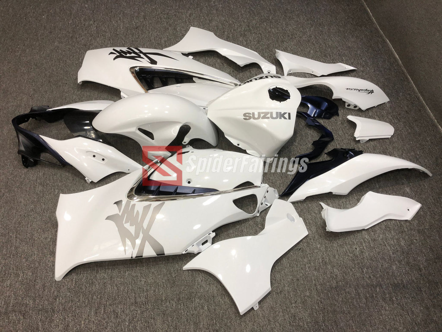 Pure White-Suzuki GSXR1300 2021-2023