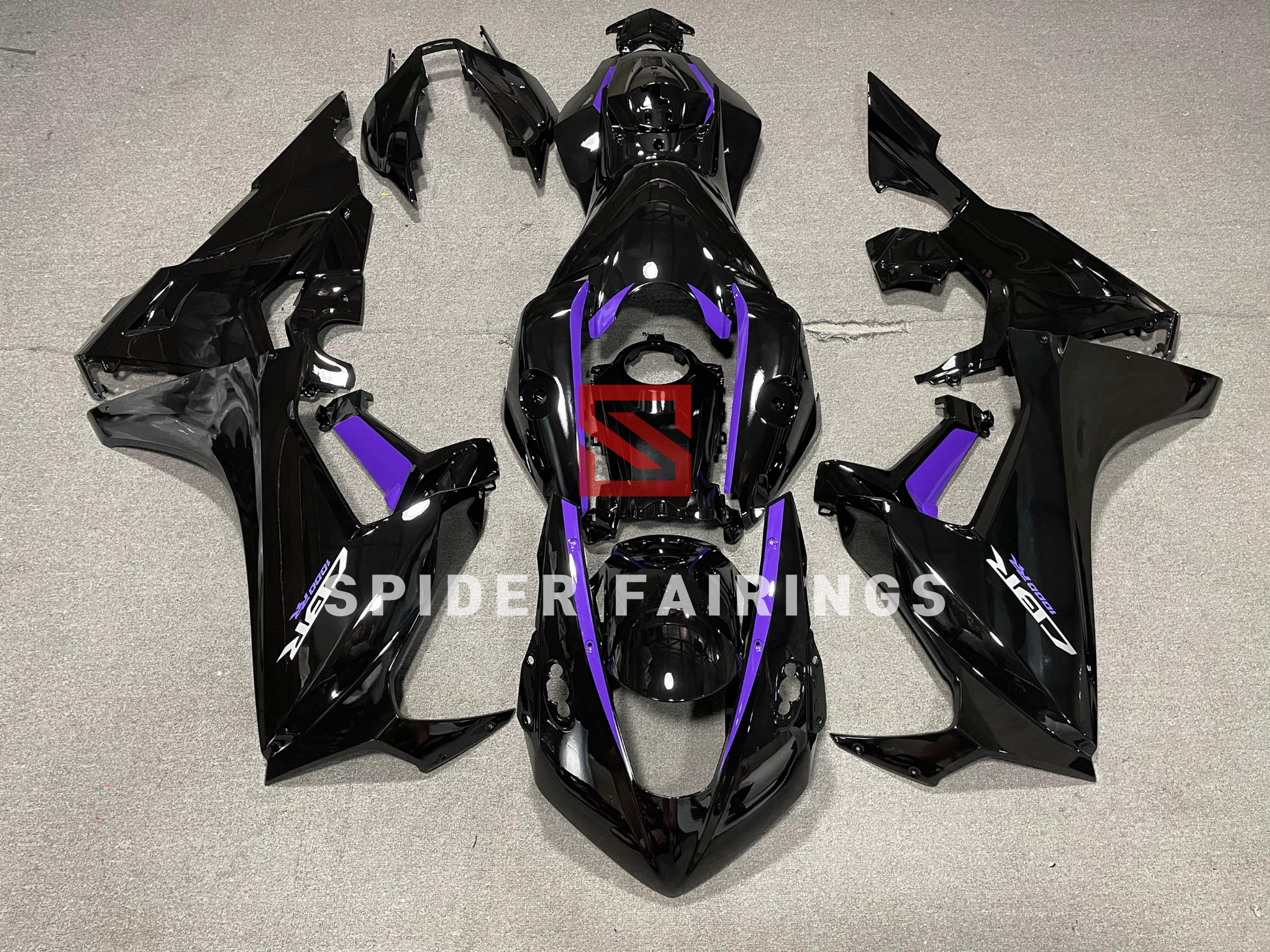 Gloss Black-Honda CBR1000RR 17-19