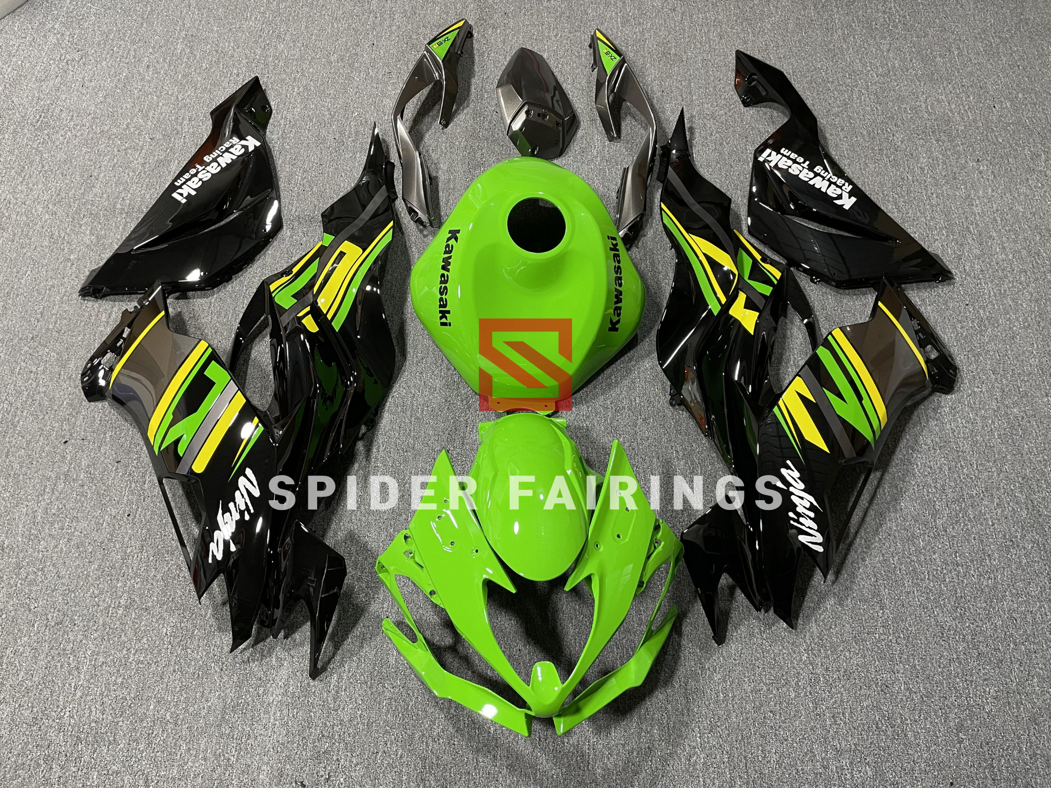 R♡♡ Kawasaki Motorcycle 2023 OEM Parts Diagram for Frame