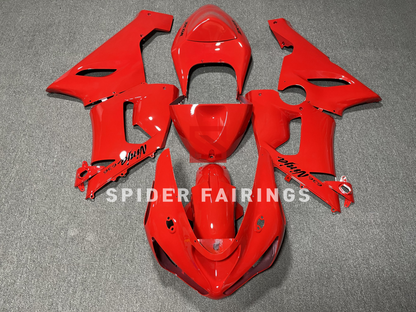 Gloss Red-Kawasaki ZX-6R 2005-2006