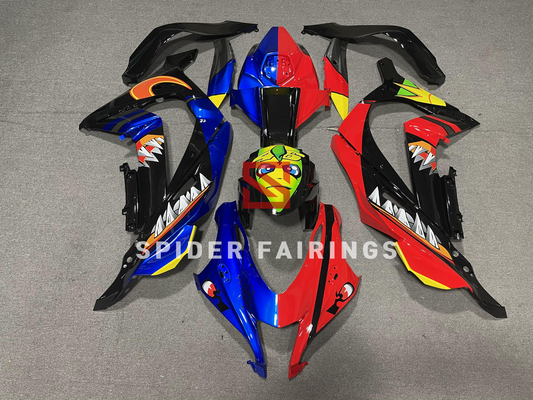 Custom Shark for Blue and Red-Kawasaki ZX-10R 2016-2020