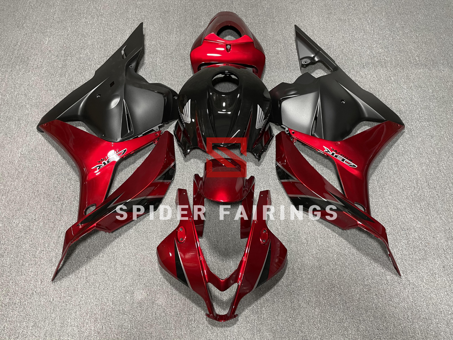 Gloss Dark Red&Black-Honda CBR600RR 2009-2012