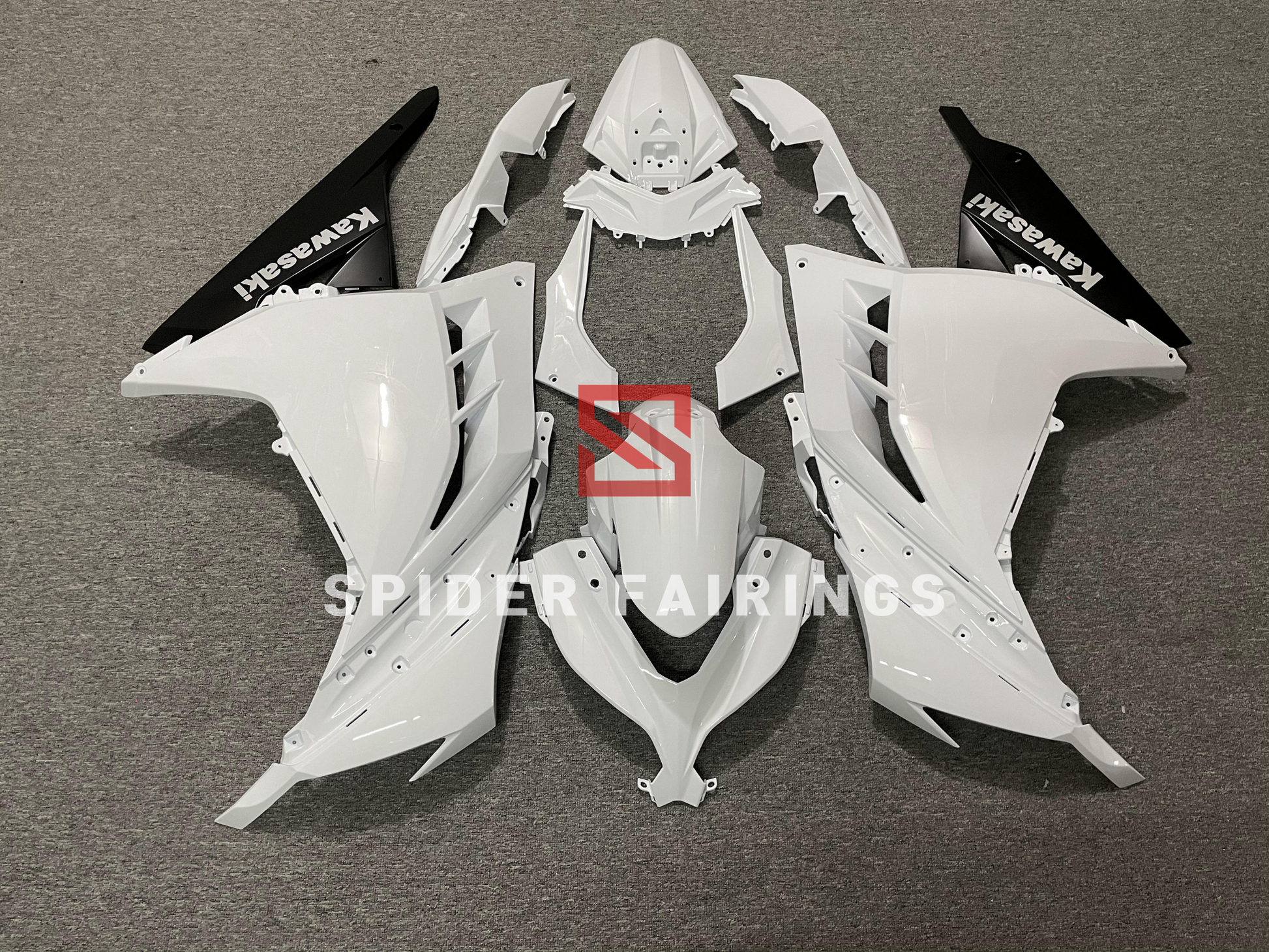 Gloss White-Kawasaki Ninja300 2013-2019