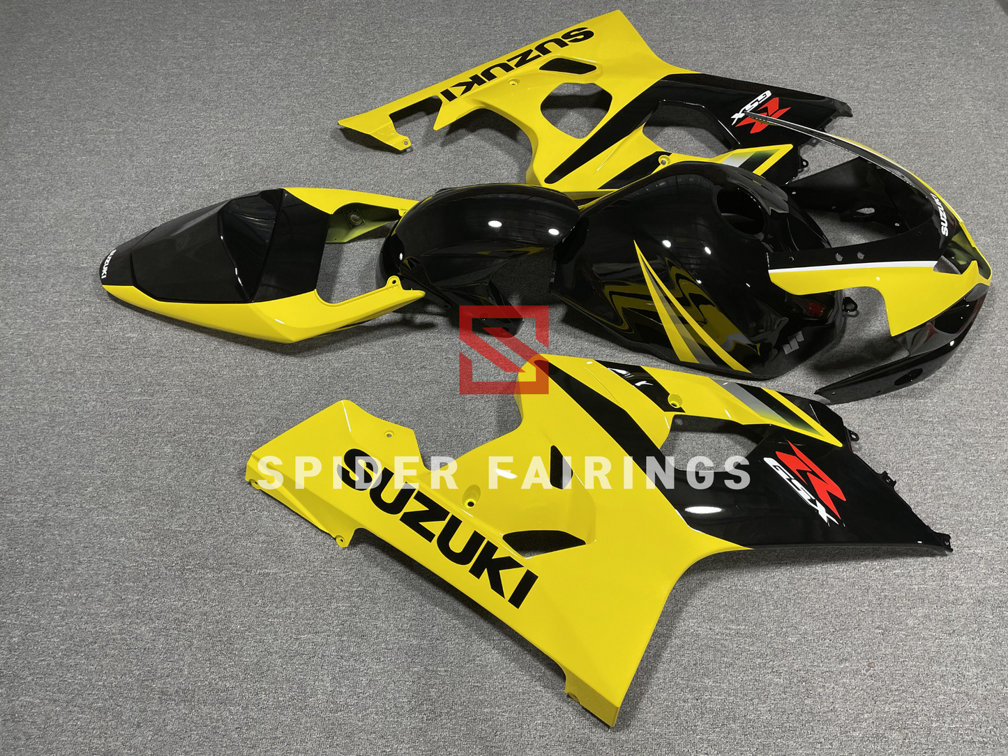 Gloss Yellow and Black-Suzuki GSXR600-750 2004-2005