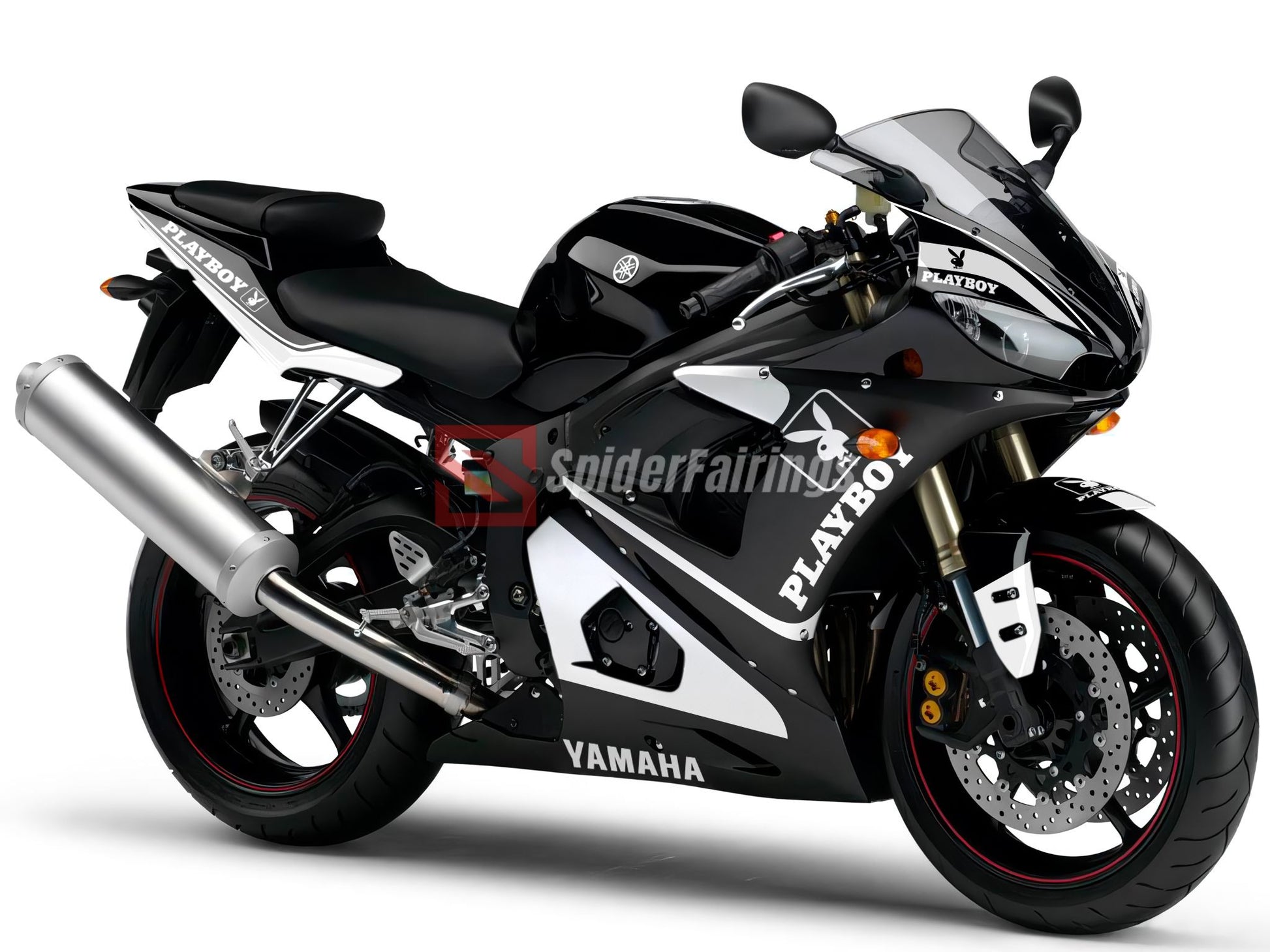 Custom Yamaha R6 Playboy Fairings 2003-2004