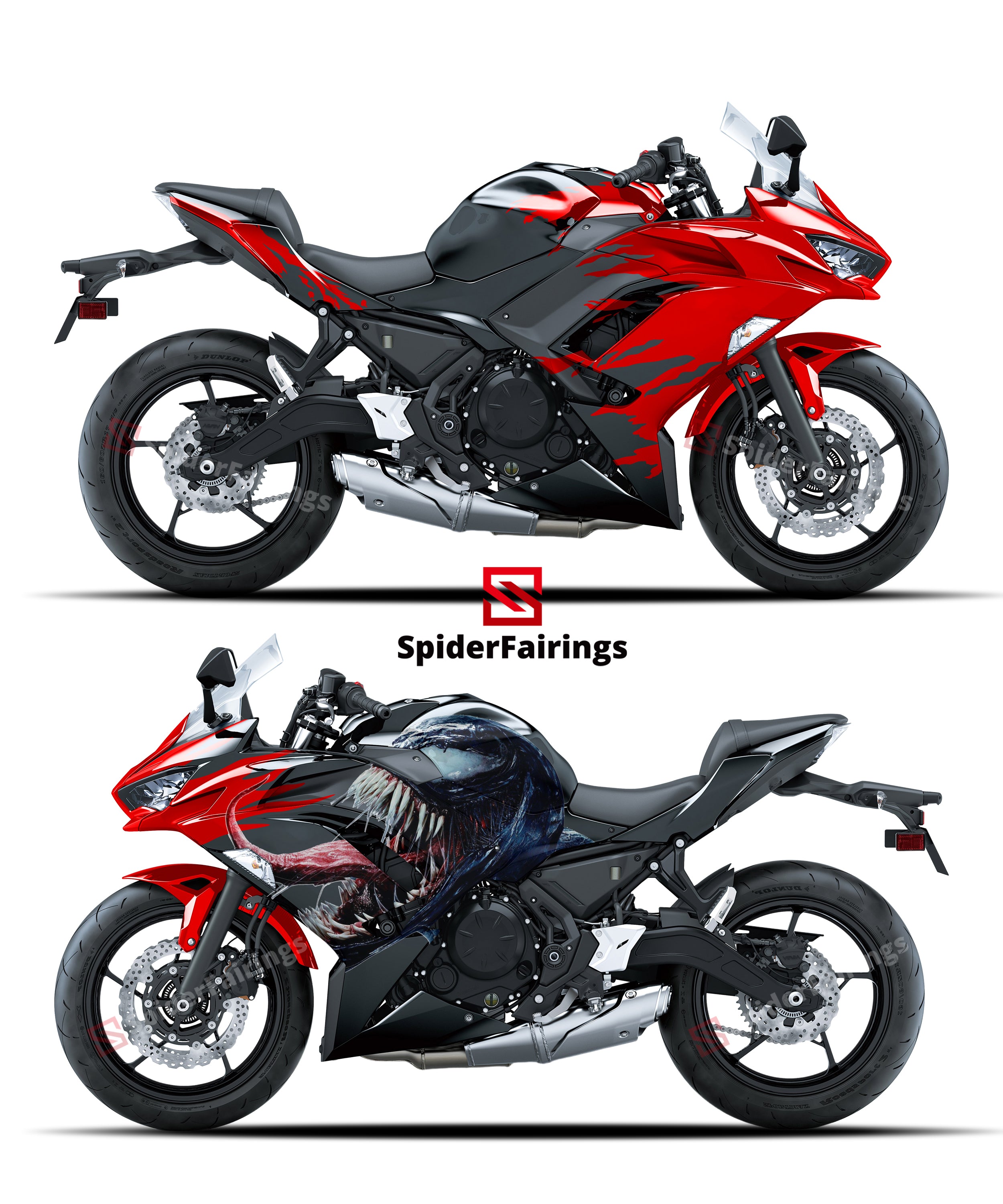 Colored Motorcycle Fairings Collection – SpiderFairings