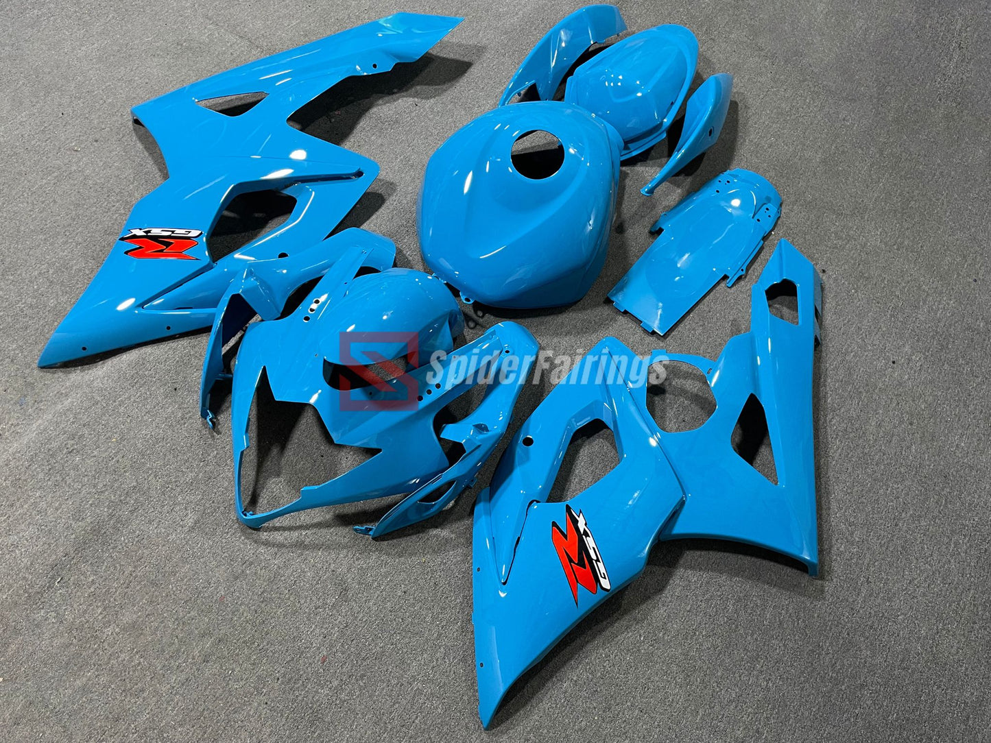 Gloss Light Blue-Suzuki GSXR1000 2005-2006