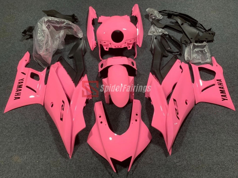 Pink R434 Gloss Pink-Yamaha R3 2019-2024 – SpiderFairings