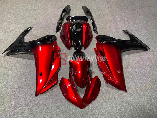 Gloss Candy Red To Black Gradient Yamaha Y-R25/R3 2014-2018