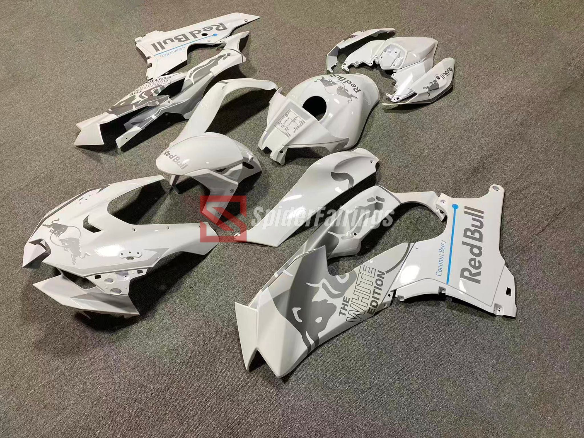 Gloss white edition Redbull-Kawasaki ZX-10R 2021-2025 – SpiderFairings
