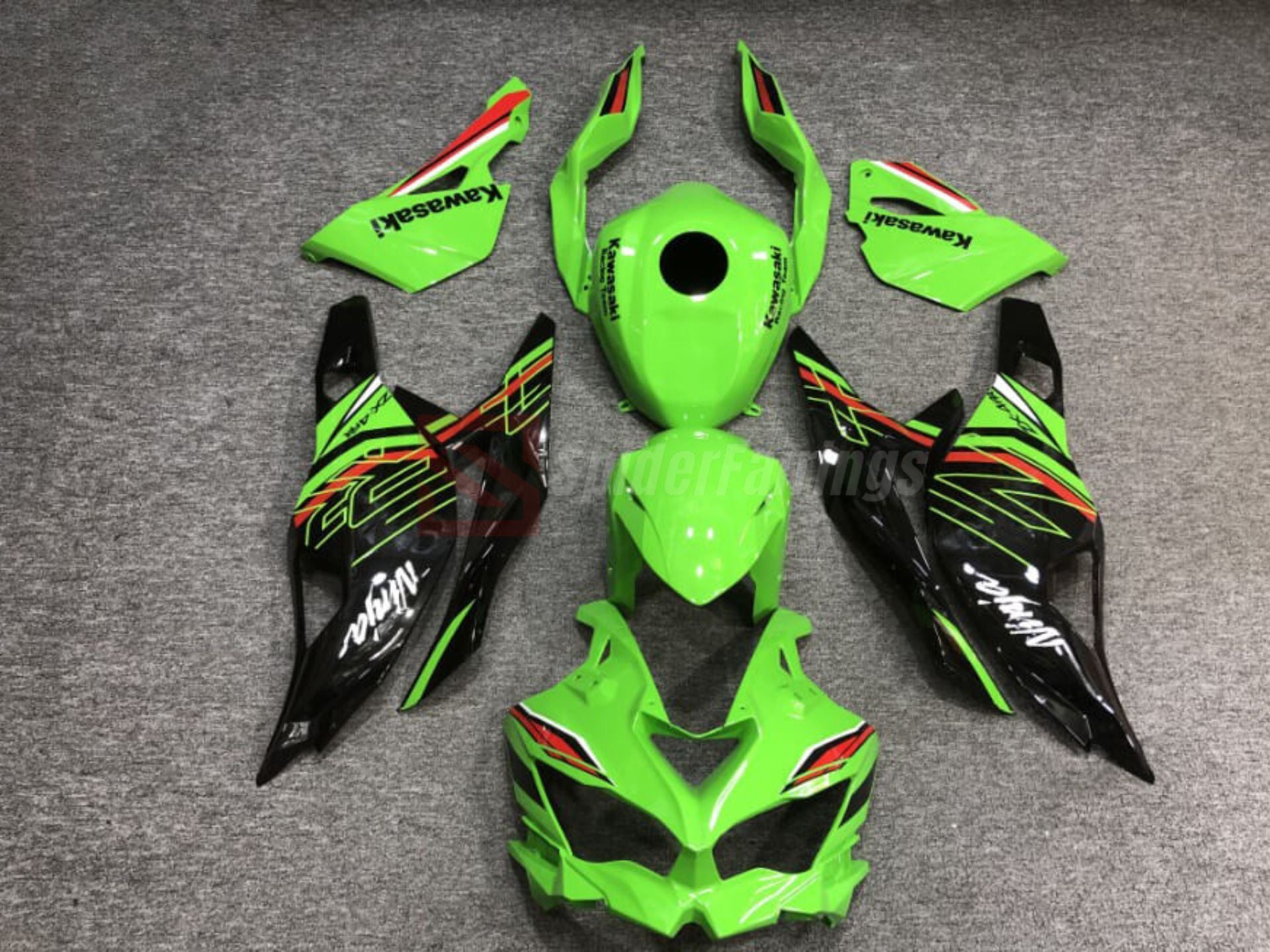 Kawasaki ZX-4RR Motorcycle Fairings – SpiderFairings Kawasaki ZX-4RR Motorcycle Fairings – SpiderFairings
