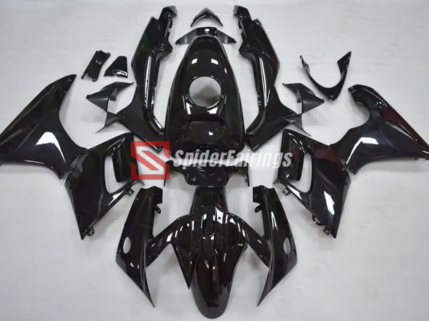 Gloss Black-Honda CBR125R Fairings 2002-2006