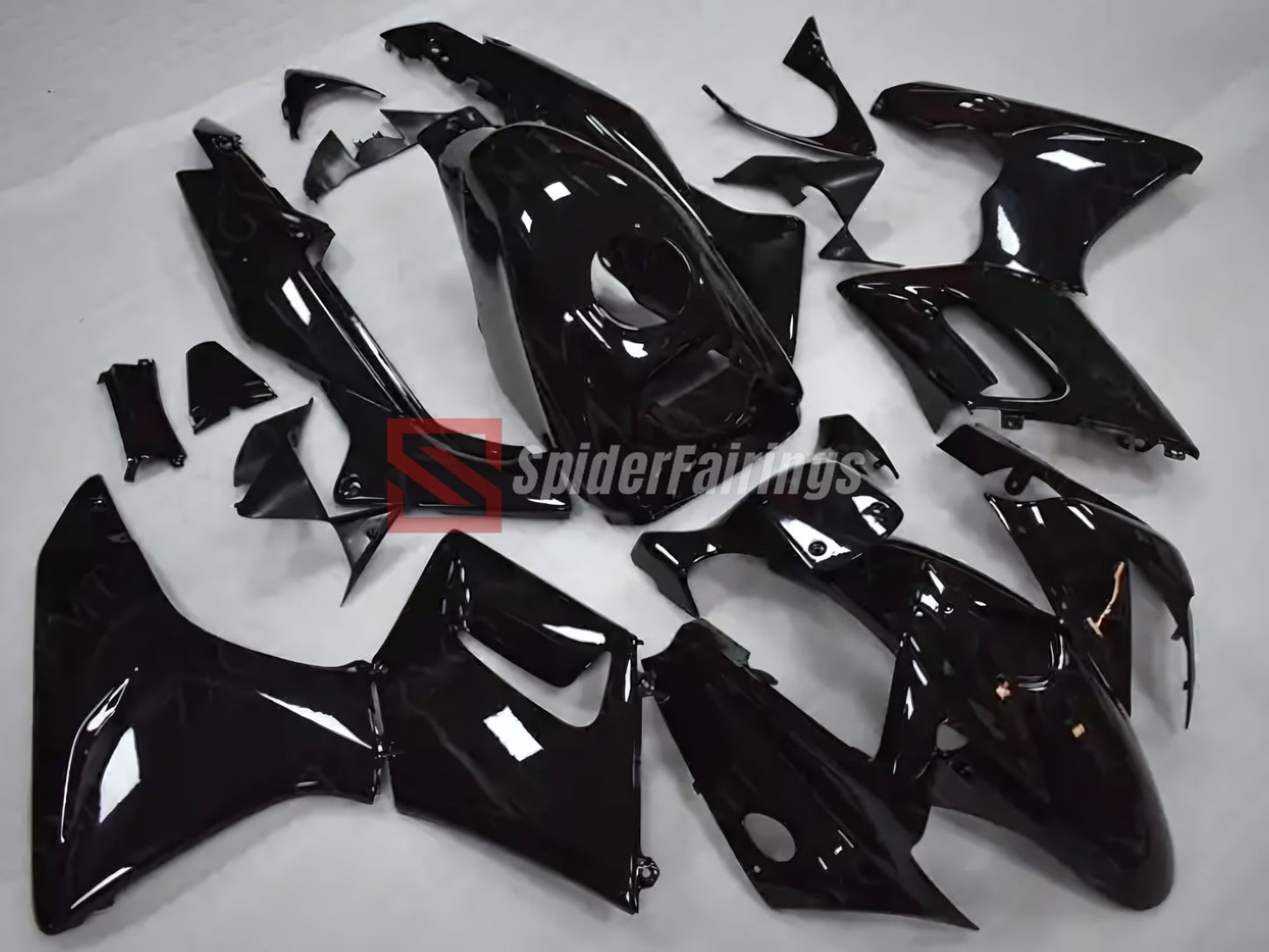 Gloss Black-Honda CBR125R Fairings 2002-2006