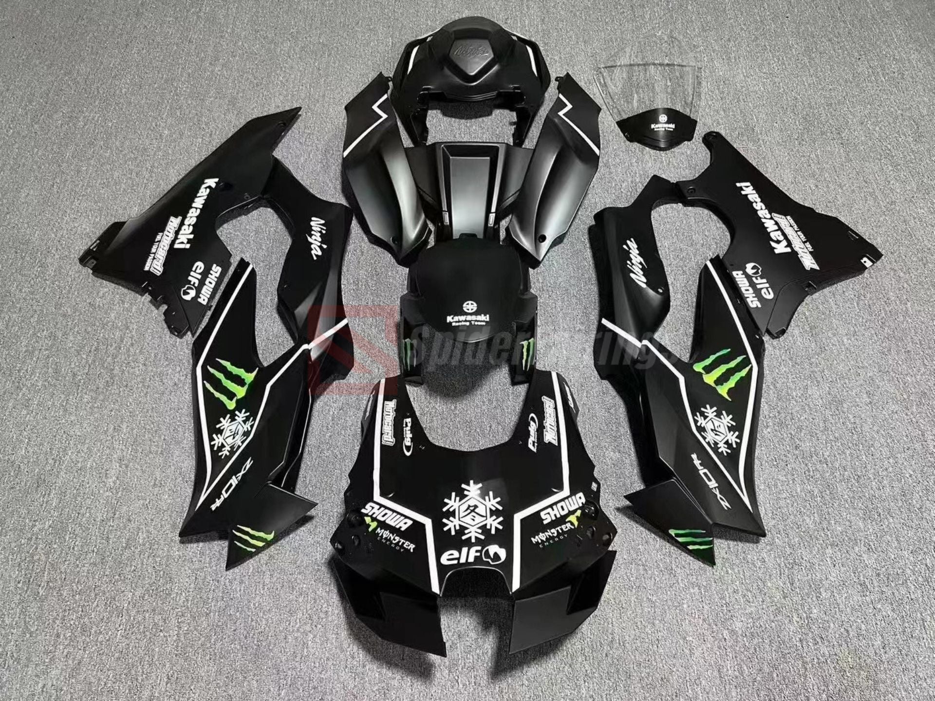 Matte-Black-Kawasaki ZX-10R 2021-2024