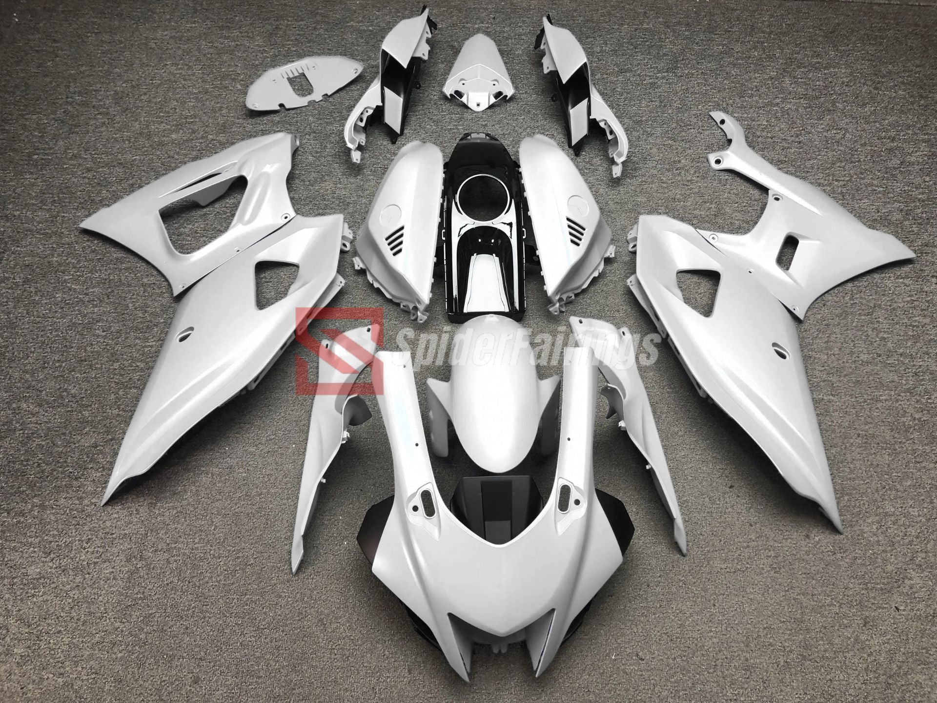 Matte White and Black-Yamaha R7 2021-2025 – SpiderFairings
