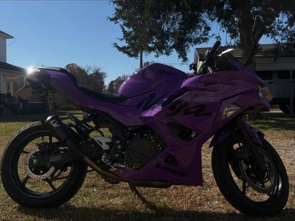 Gloss Purple and Black Kawasaki Ninja500 2024-2025