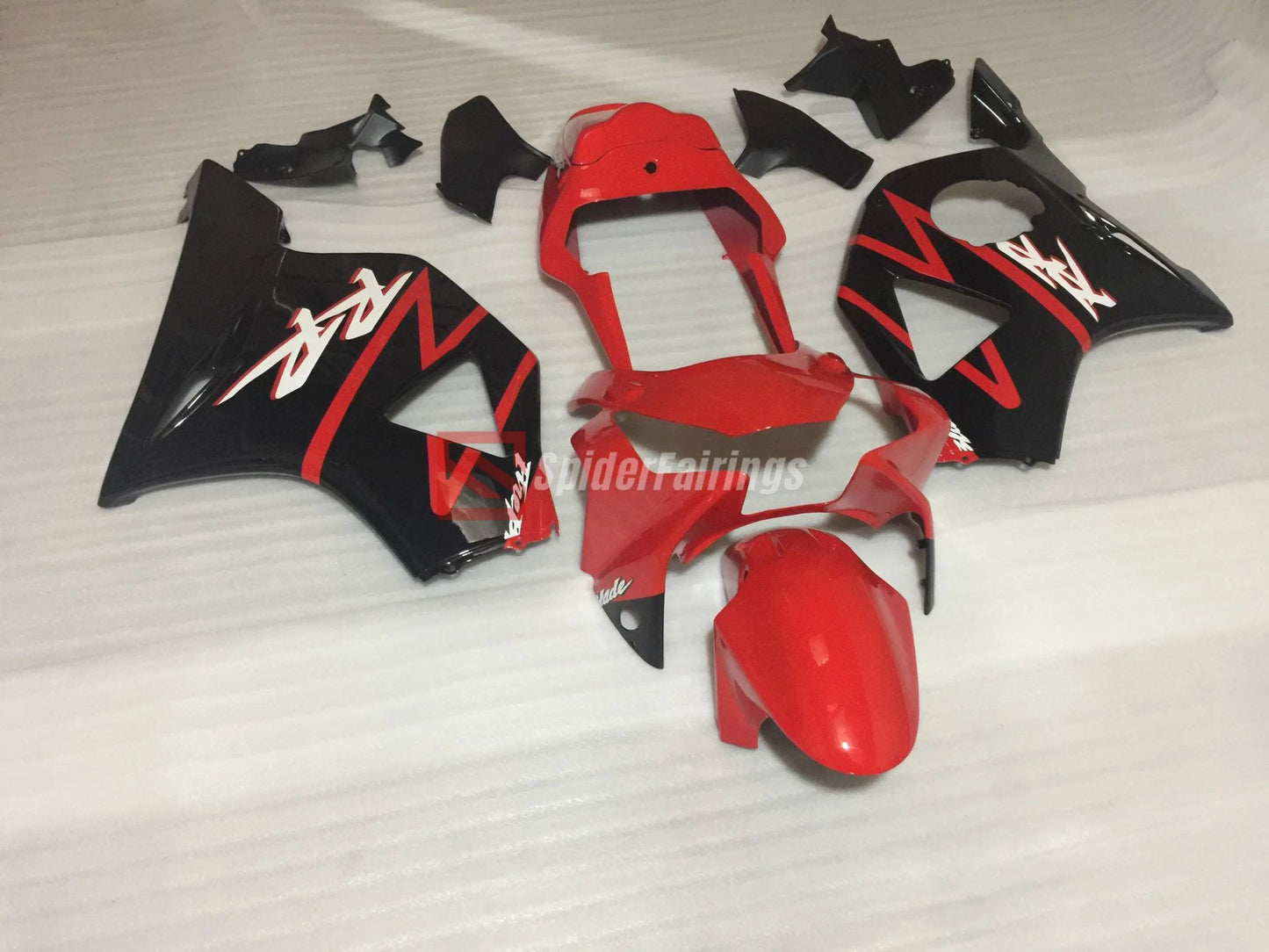 Red and Black-Honda CBR900RR 954RR 2002-2003