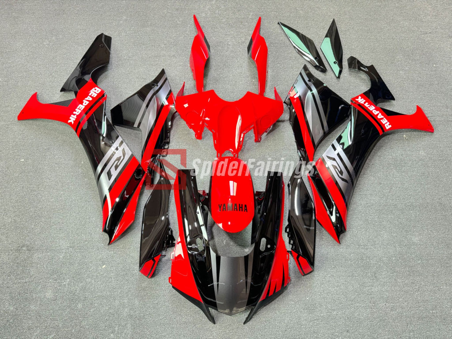 Red and Black-Yamaha YZF R1 2020-2024