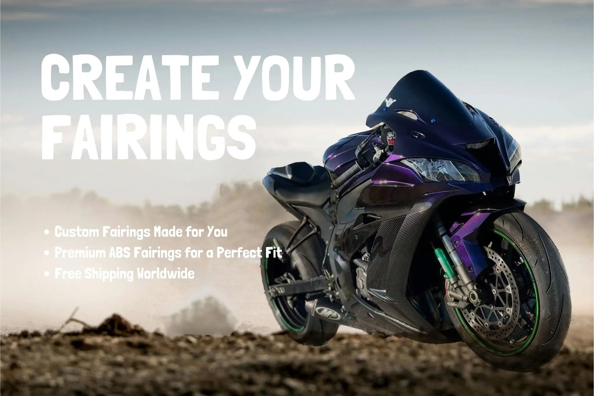 alt="Custom motorcycle fairings PC banner for Spider Fairings"