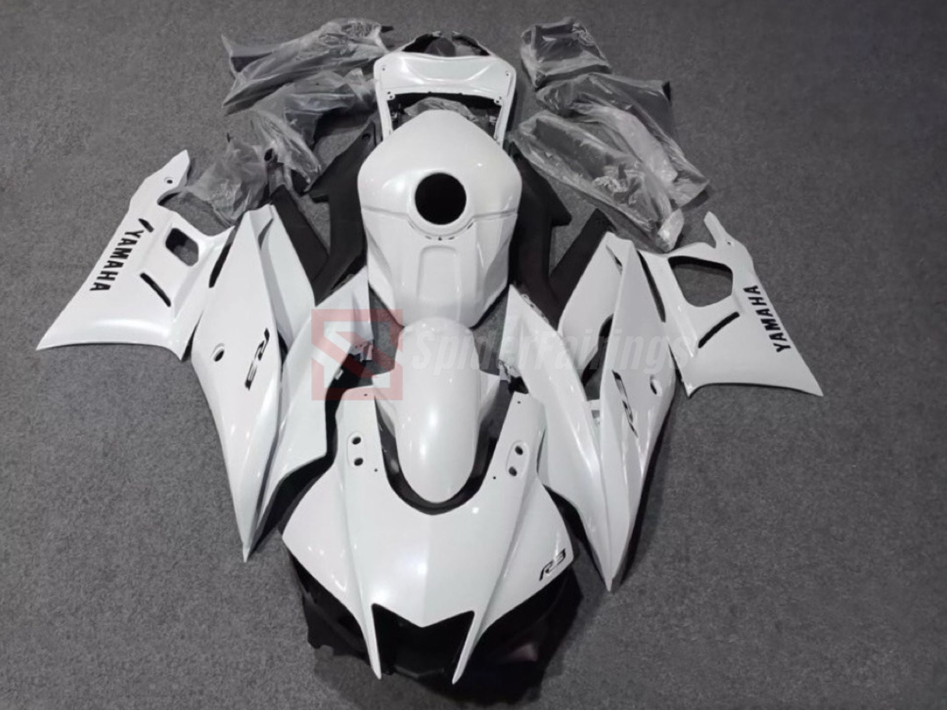 White-Yamaha R3 2019-2024 – SpiderFairings