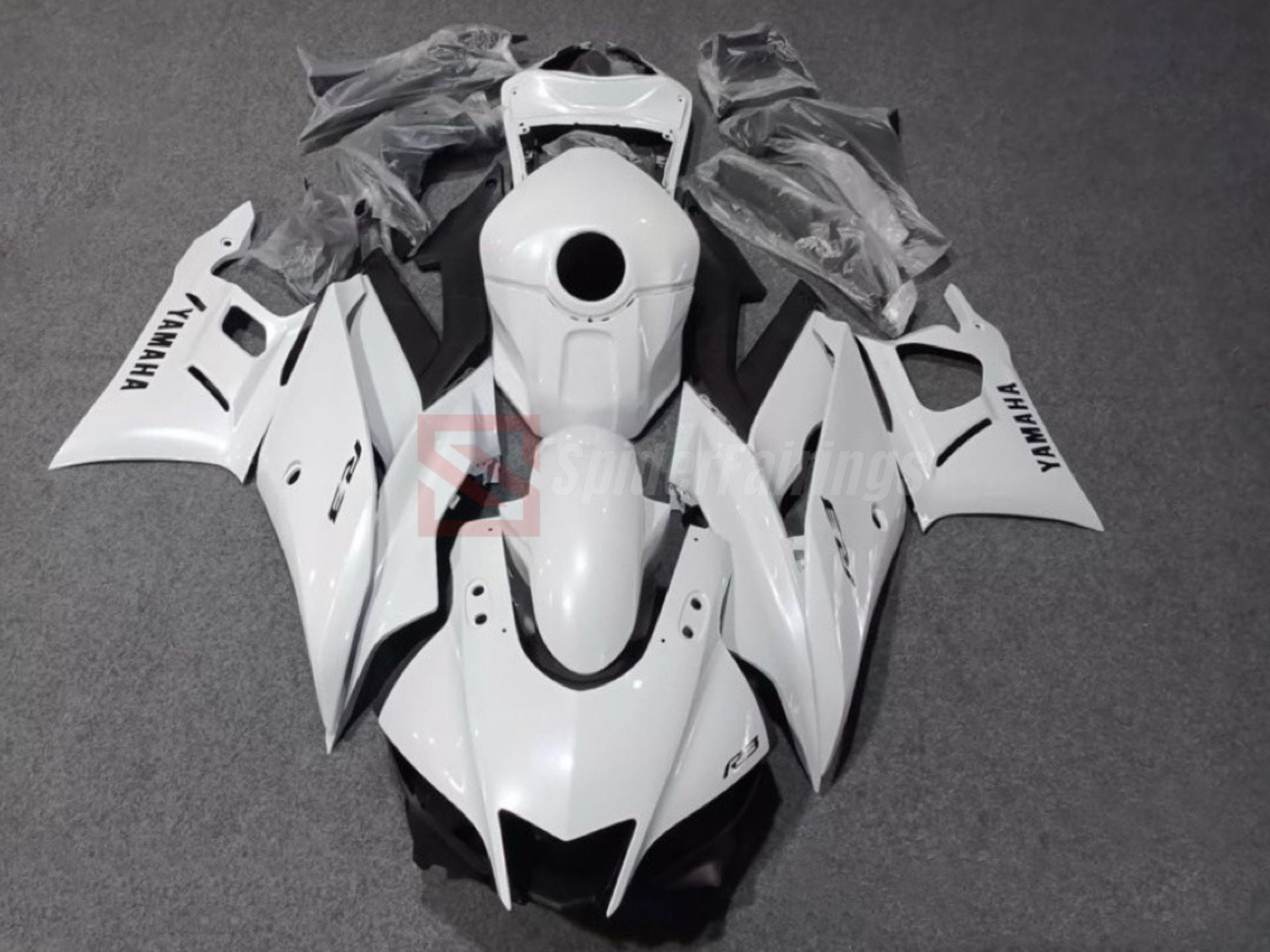 White-Yamaha R3 2019-2024