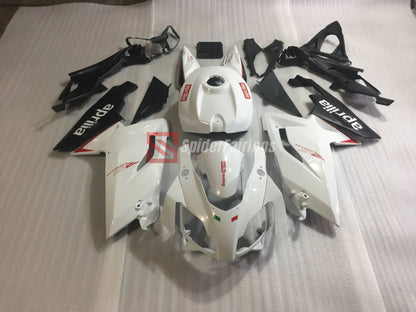 White and Black-Aprilia RS4 125 2006-2011