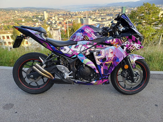 Custom No Game No Life Fairing Kits-Yamaha R3 2014-2018