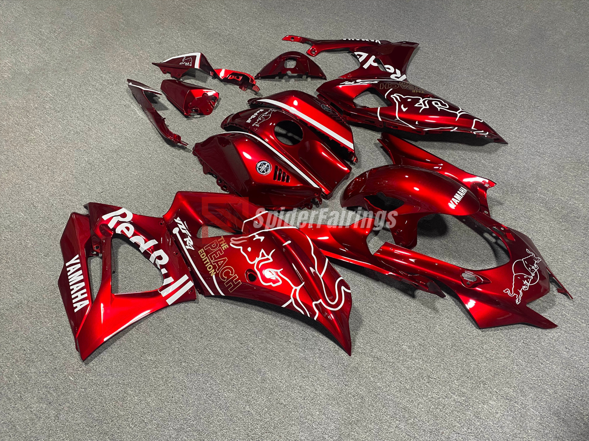 Gloss Candy Red The Peach Edition RedBull-Yamaha R7 2021-2025