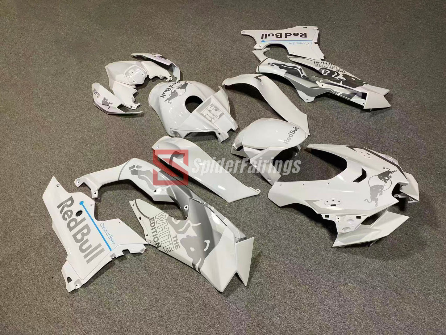 Gloss white edition Redbull-Kawasaki ZX-10R  2021-2025