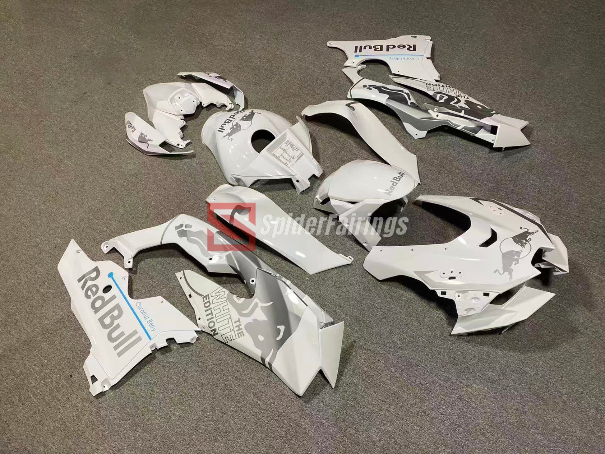 Gloss white edition Redbull-Kawasaki ZX-10R  2021-2025