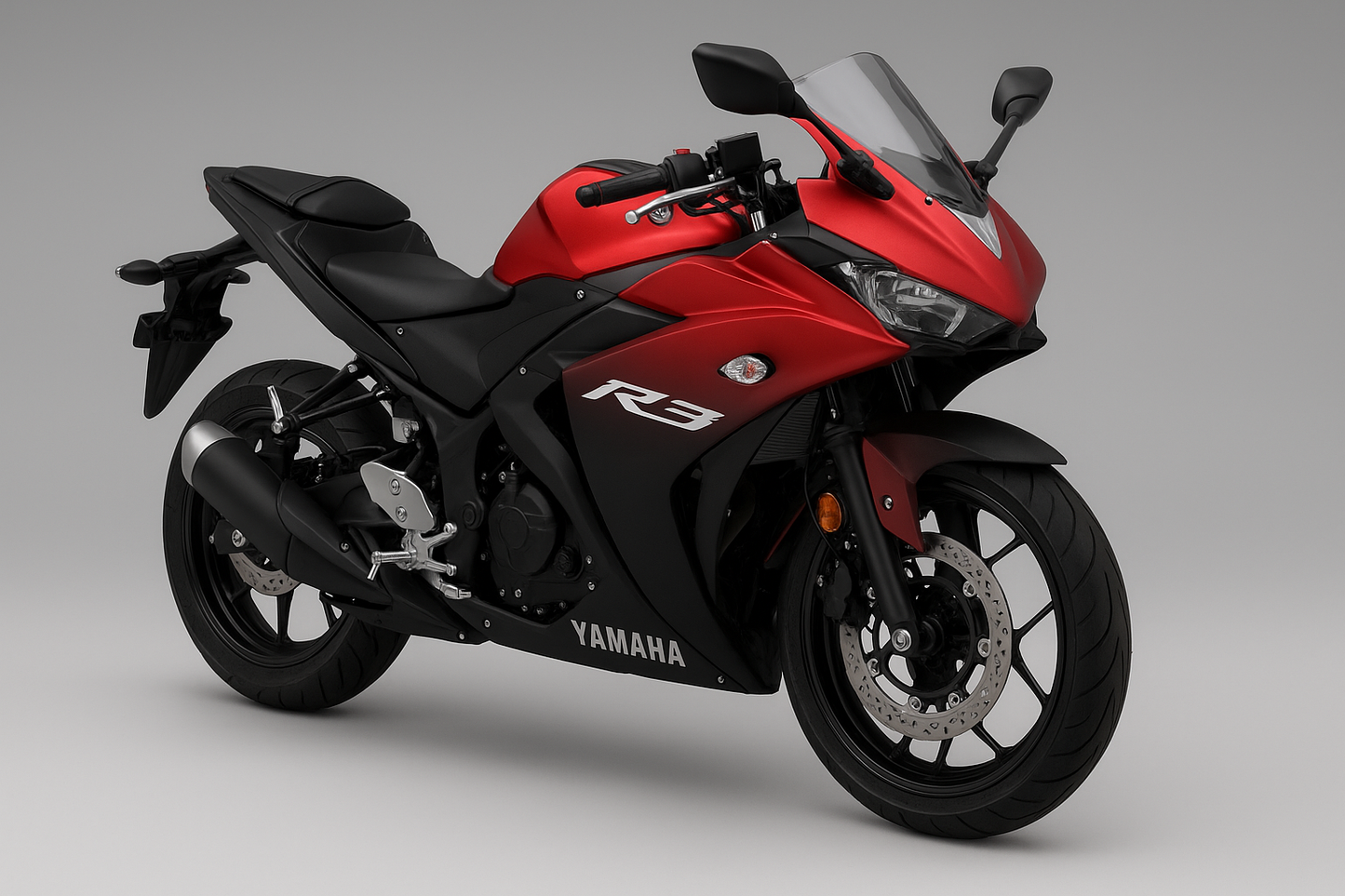 Red To Black Gradient Add Sparkle Yamaha Y-R25/R3 2014-2018