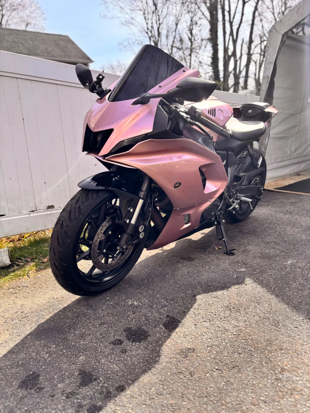 Glossy Rose Gold-Yamaha R7 2021-2025